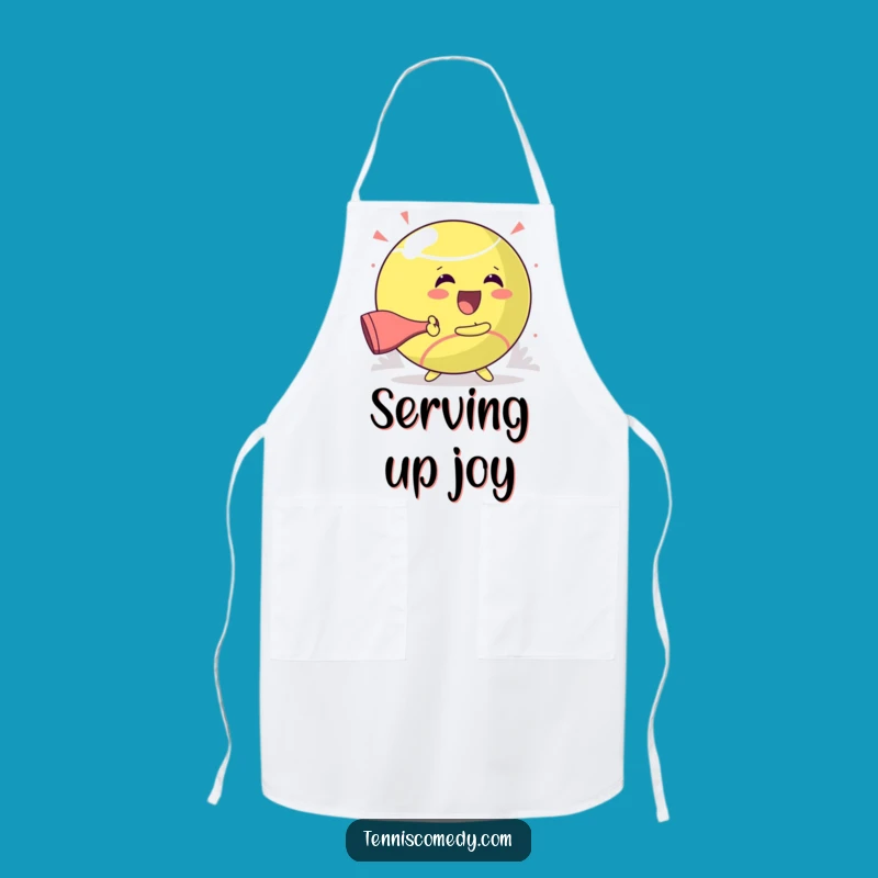 Funny Kawaii Tennis Apron: Glee Hit, Giant Ball Cooking, Unique Funny Gift