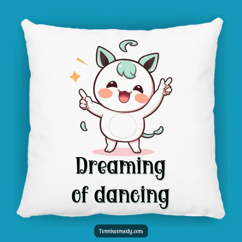 Funny Celebration Dance Pillow: Kawaii Victory Style - Comfy Humorous Gift!