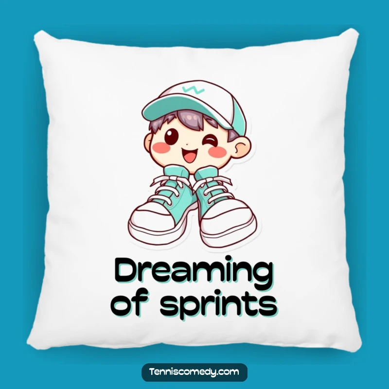 Funny Kawaii Grin Shoe Pillow: Oversized Tennis Style - Comfy Humorous Gift!