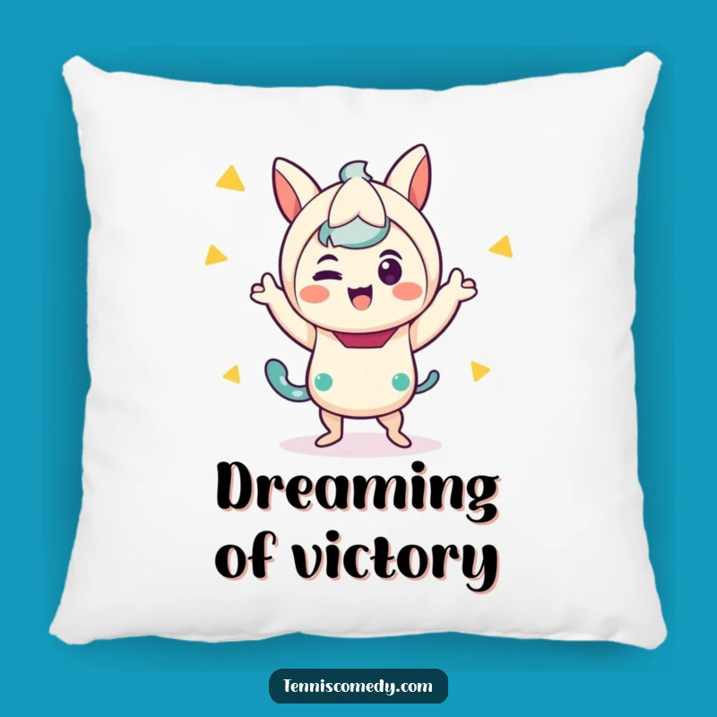 Funny Kawaii Victory Dance Pillow - Comfy & Joyful Decor!