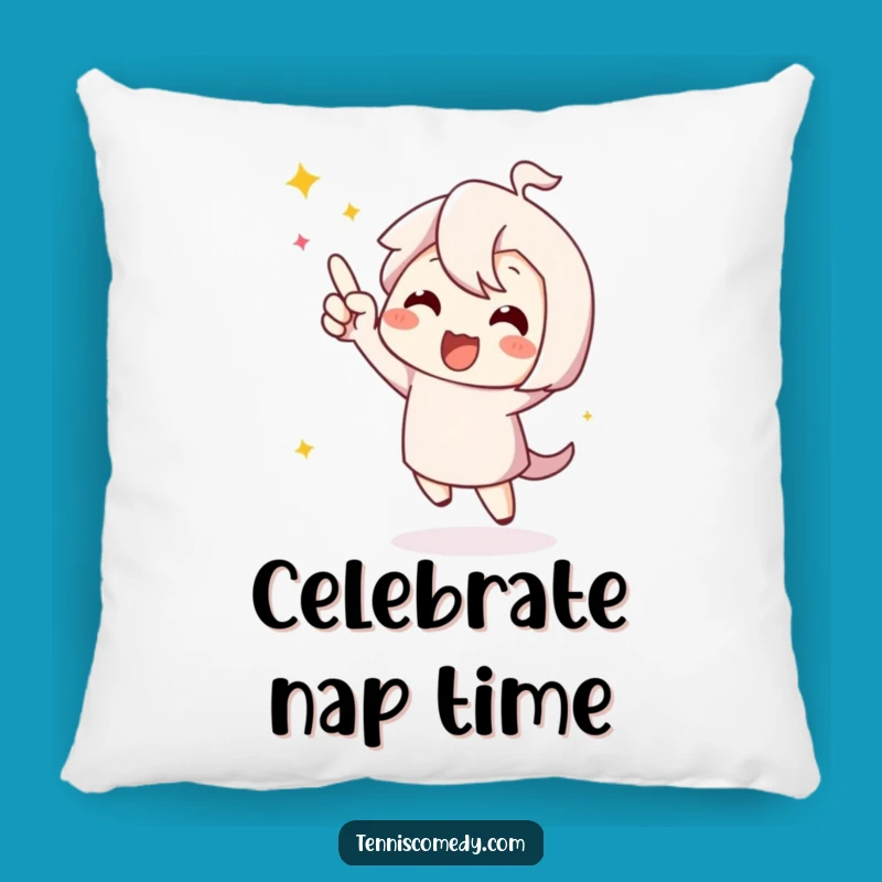 Funny Celebration Point Pillow - Happy Dancer Cushion, Perfect Funny Gift!