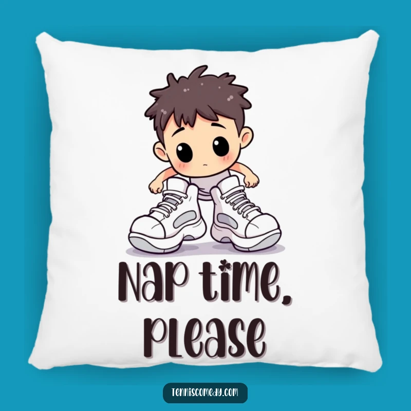 Soft Funny Stumbling Tennis Pillow: Cuddle Up with Comical Court Comfort!