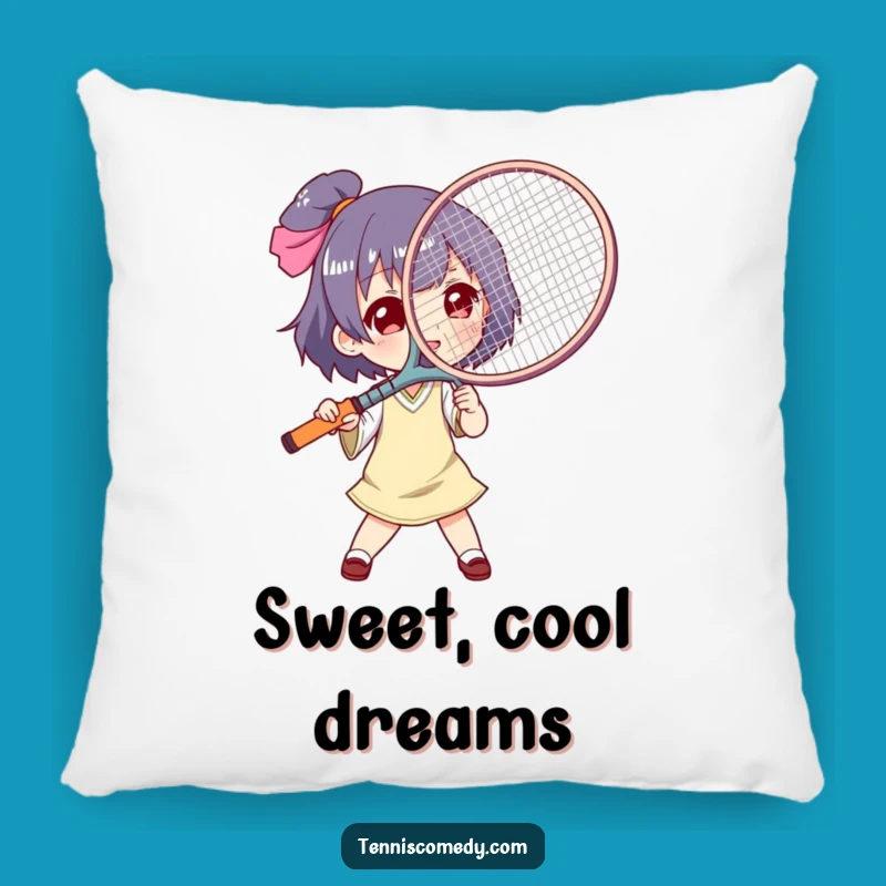 Comfy Funny Tennis Racket Fan Pillow: Relax with Humorous Comfort