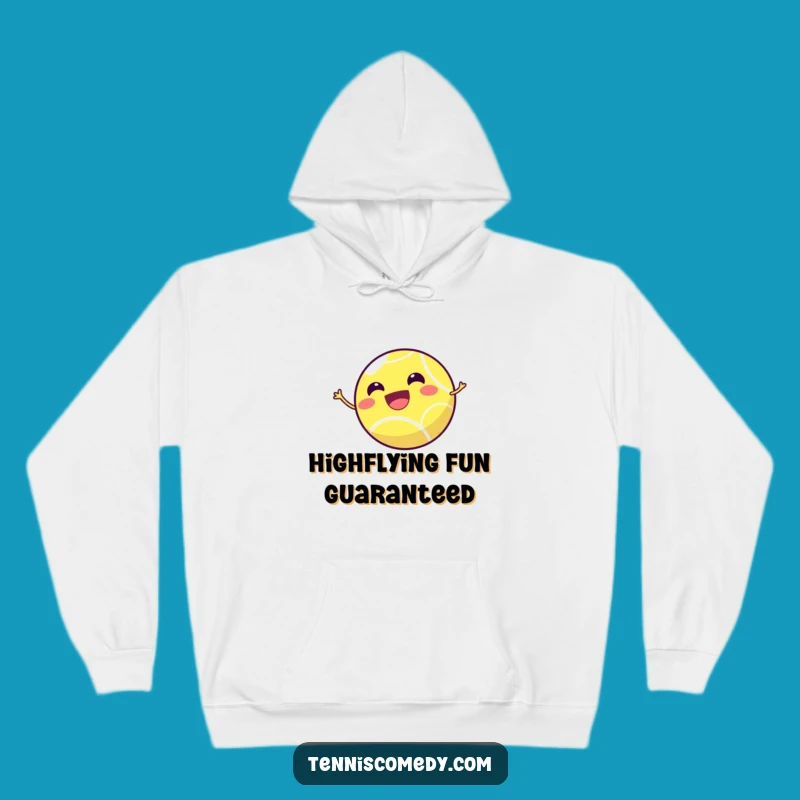 Funny Tennis Ball Hoodie: Cozy Ace, Warm & Playful Gift!