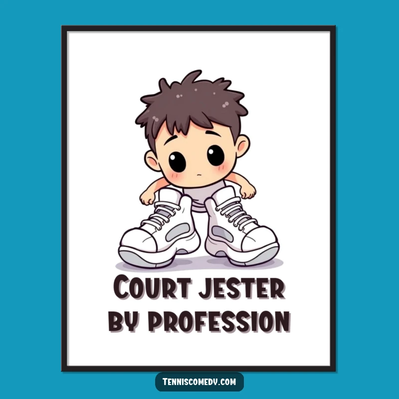 Comedic Free Printable Wall Art: Tennis Shoe Shenanigans