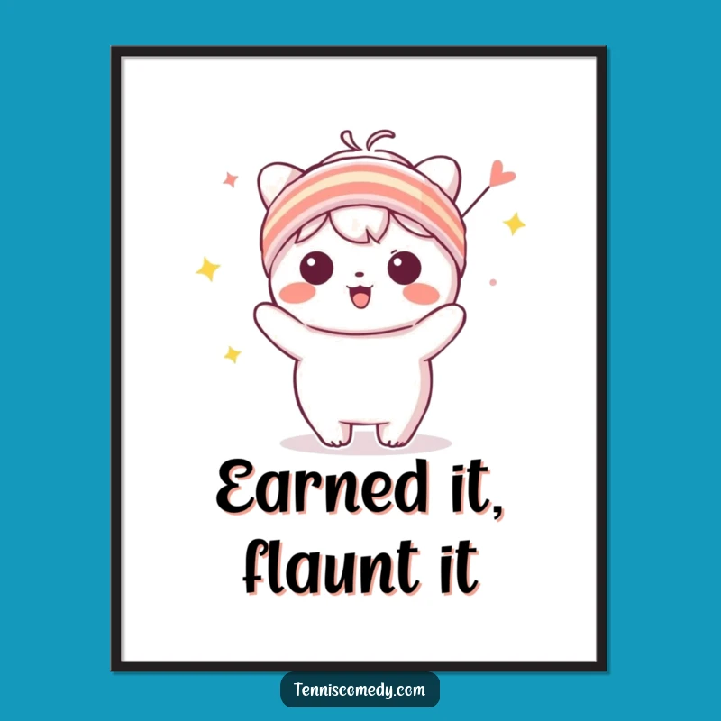 Free Printable Wall Art: Celebrating Character Sweatband Decor Downloadable Art Decor