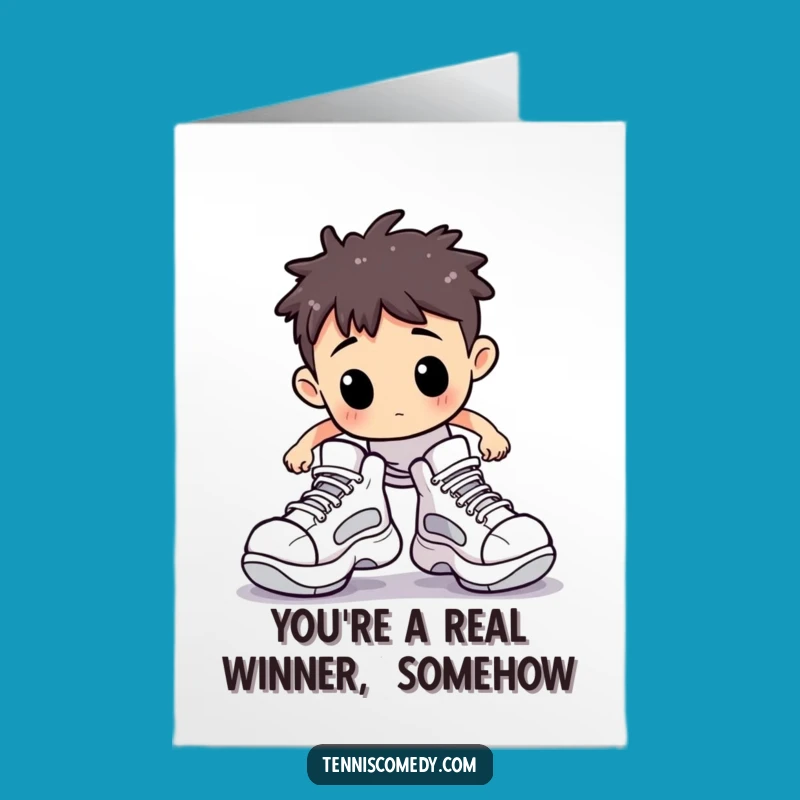 Free Printable Congrats Card: Stumbling to Victory!