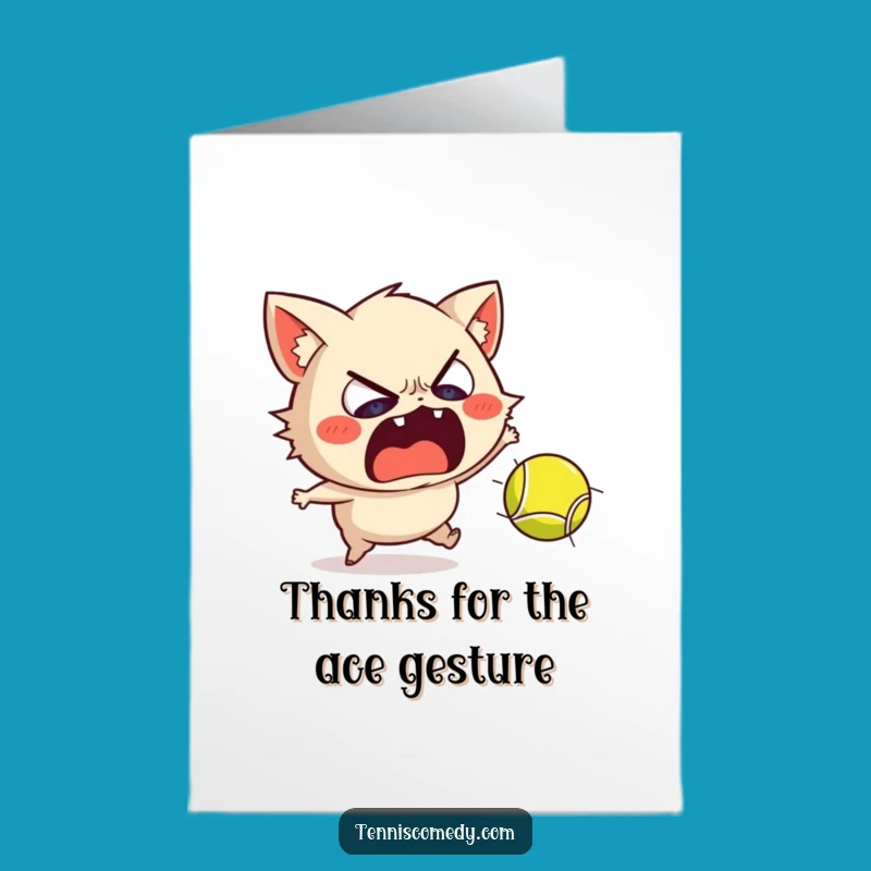 Funny Free Printable Thank You Card: Escaping the Ball!