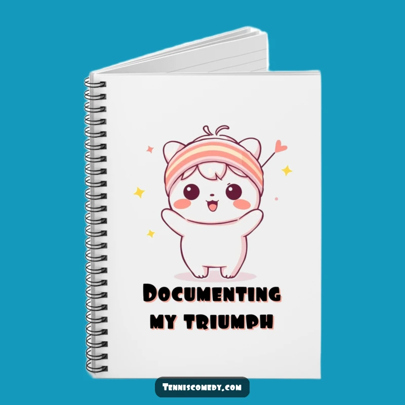 Cute Funny Sweatband Notebook - Journal Your Celebrations