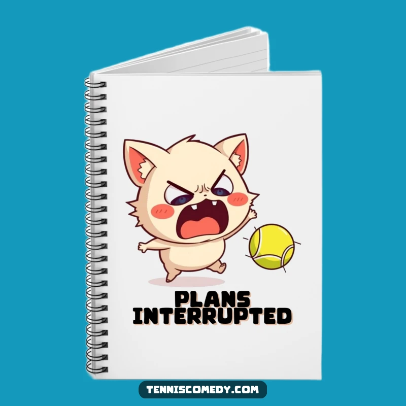 Funny Scared Tennis Notebook: Jot Down Your Hilarious Reactions!