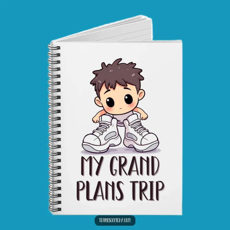 Funny Stumbling Tennis Notebook: Jot Down Your Comical Court Notes!