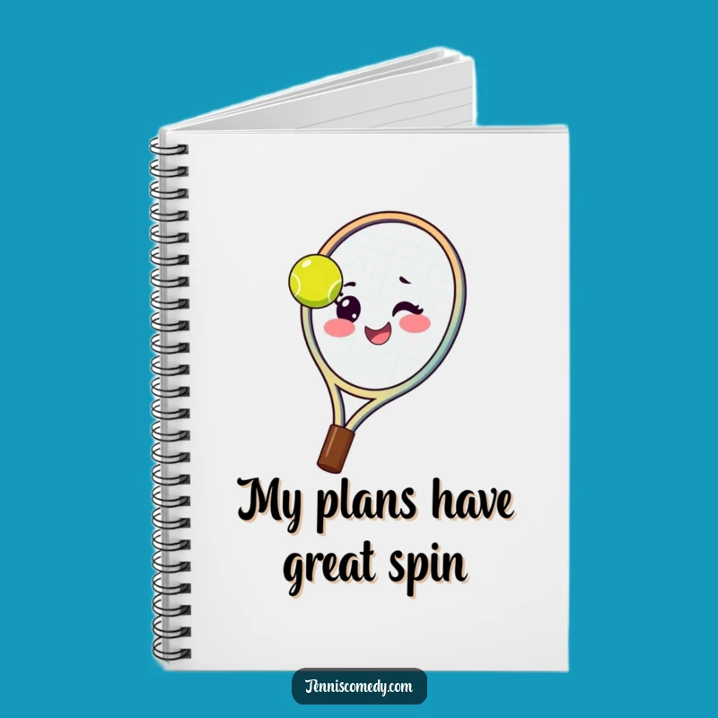 Funny Tennis Racket Notebook: Game Plan, Creative & Sporty Gift!