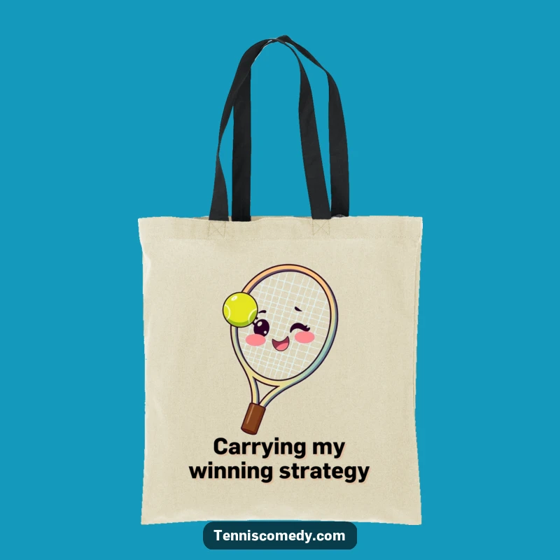 Funny Tennis Racket Tote Bag: Court Ready, Stylish & Humorous Gift!