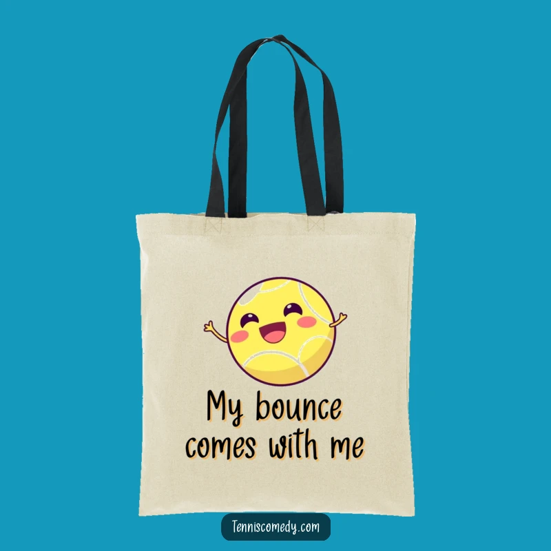 Funny Tennis Ball Tote Bag: Game Ready, Stylish & Humorous Gift!